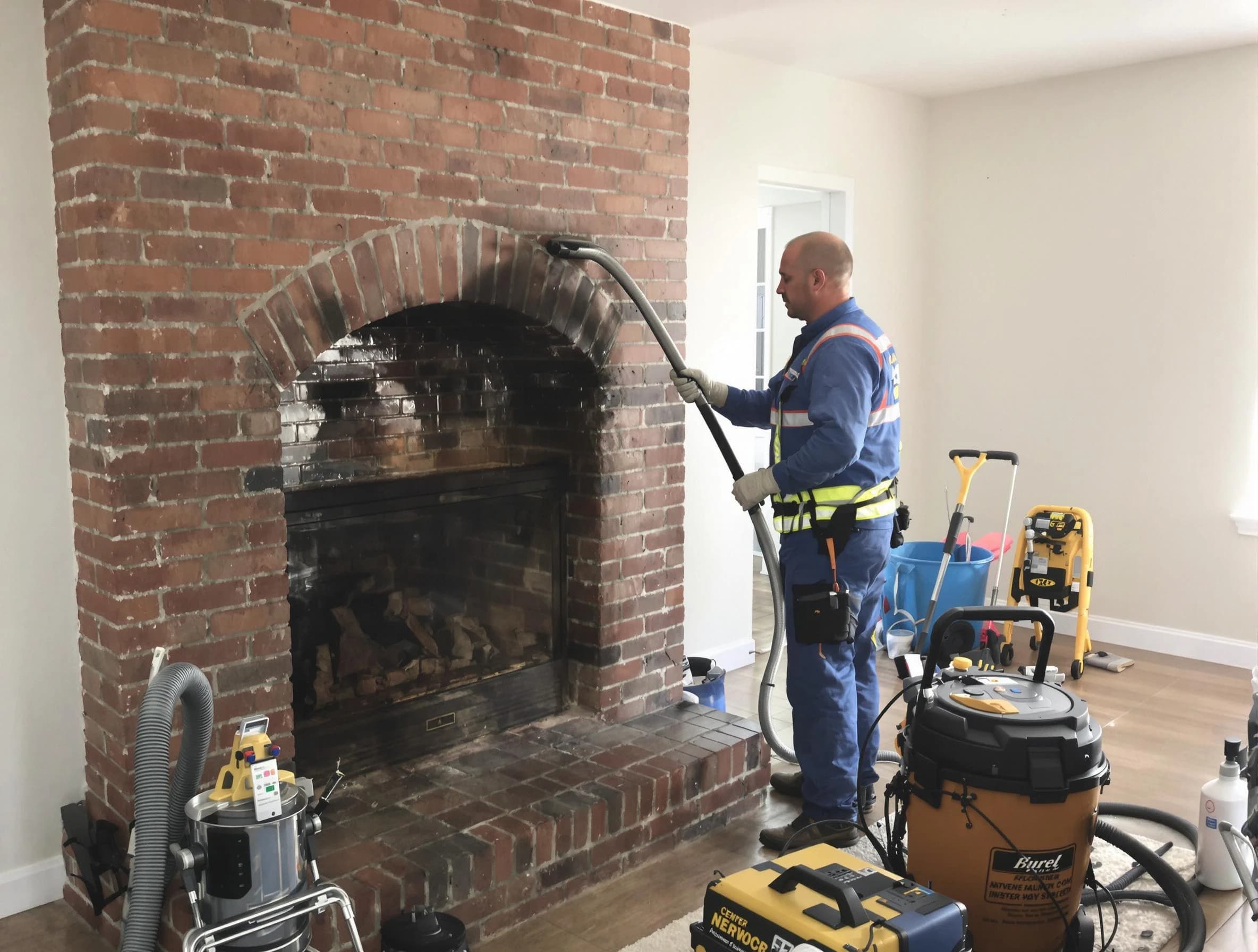 Saratoga Springs Chimney Sweep expert performing detailed chimney sweep in Saratoga Springs, UT