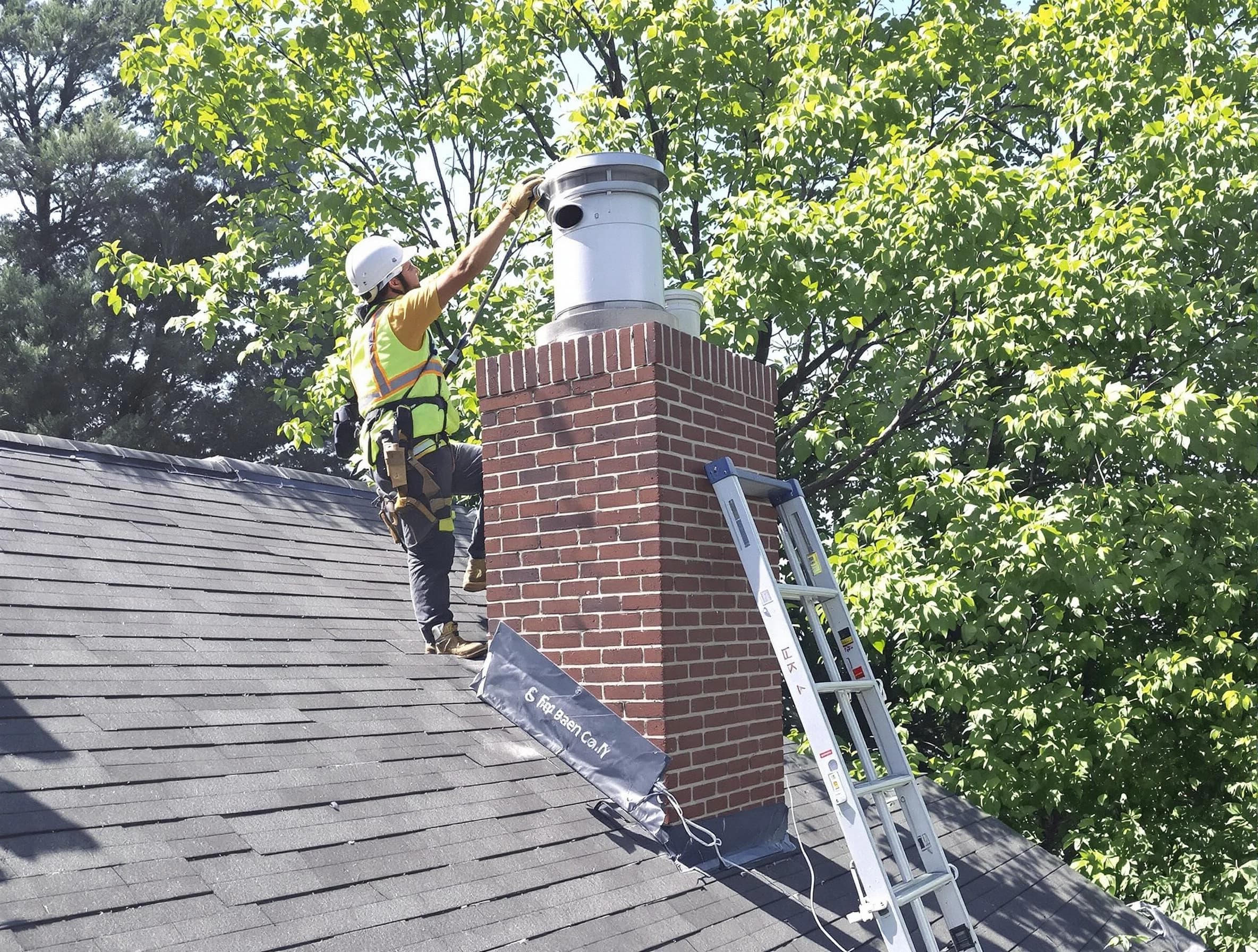 Chimney liner inspection by Saratoga Springs Chimney Sweep in Saratoga Springs, UT
