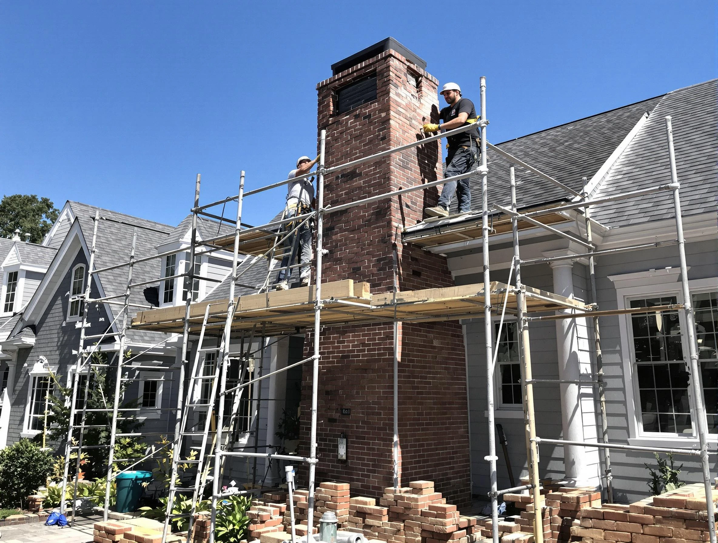 Chimney Rebuilding in Saratoga Springs
