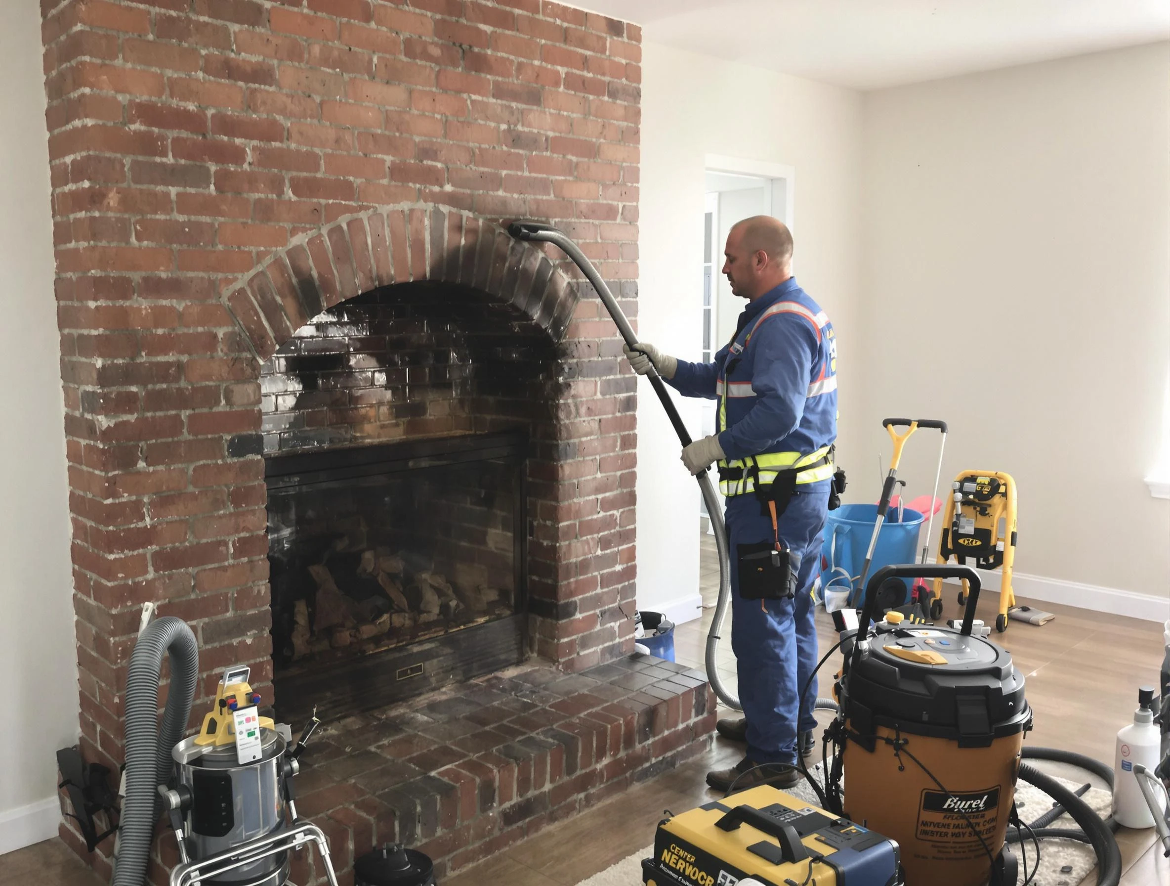 Saratoga Springs Chimney Sweep expert performing detailed chimney sweep in Saratoga Springs, UT